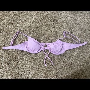 Purple target bikini